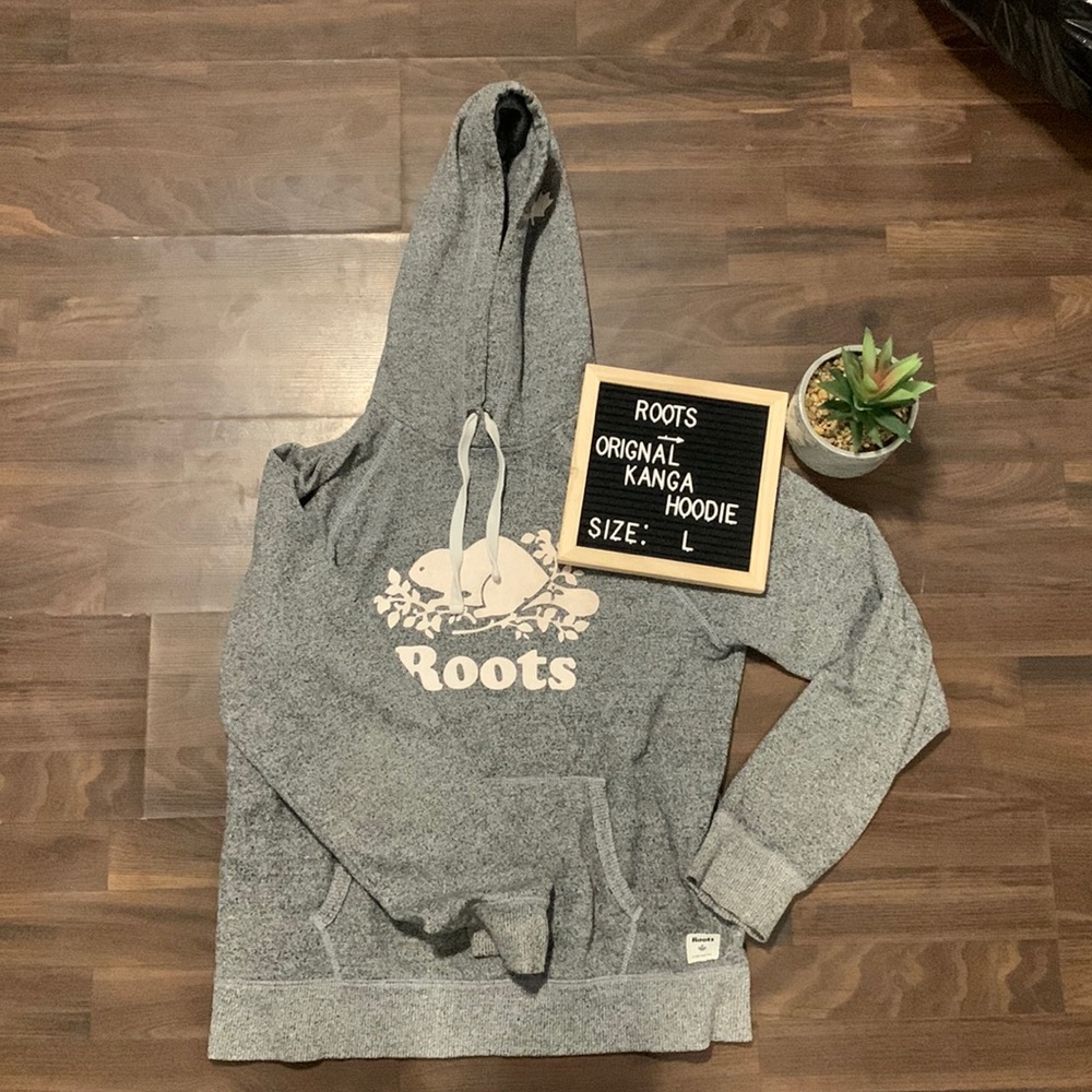 Original Roots Kanga Salt And Pepper Hoodie